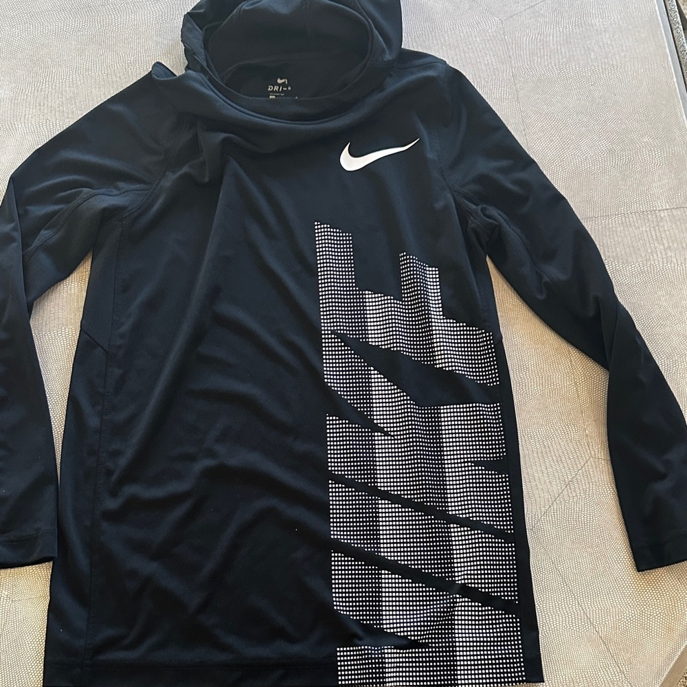 Nike Black and White Kids Hoodie